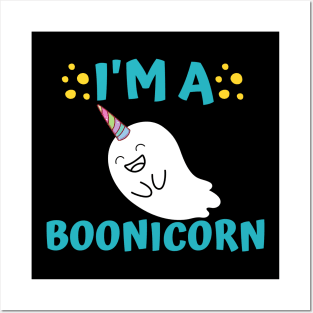 I'm a Boonicorn, Cute Halloween , Unicorn Ghost Posters and Art